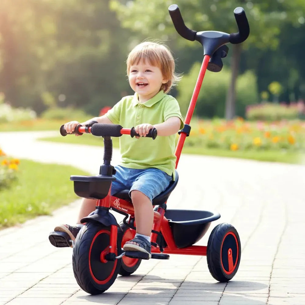 R for Rabbit Tiny Toes R20 Plus Tricycle | 2 Point Safety Harness | Safety Certified | Weight Capacity - Upto 25 Kgs