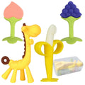 Kidology Set of 4 Silicone Baby Teething Toys