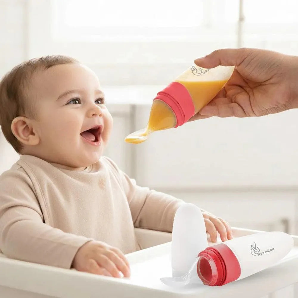 R for Rabbit Silicone Feeding Bottle Spoon for Babies