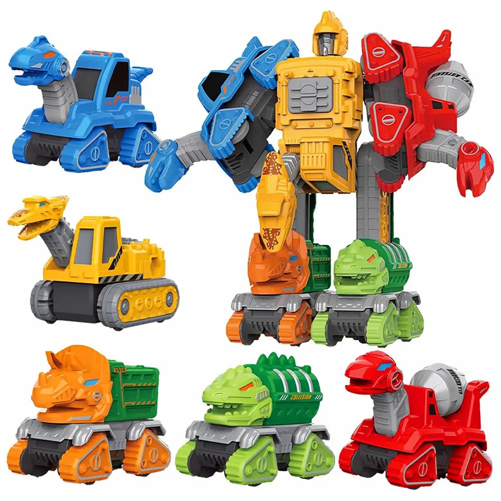 Kidology 5-in-1 Robot Transformer Toy Set