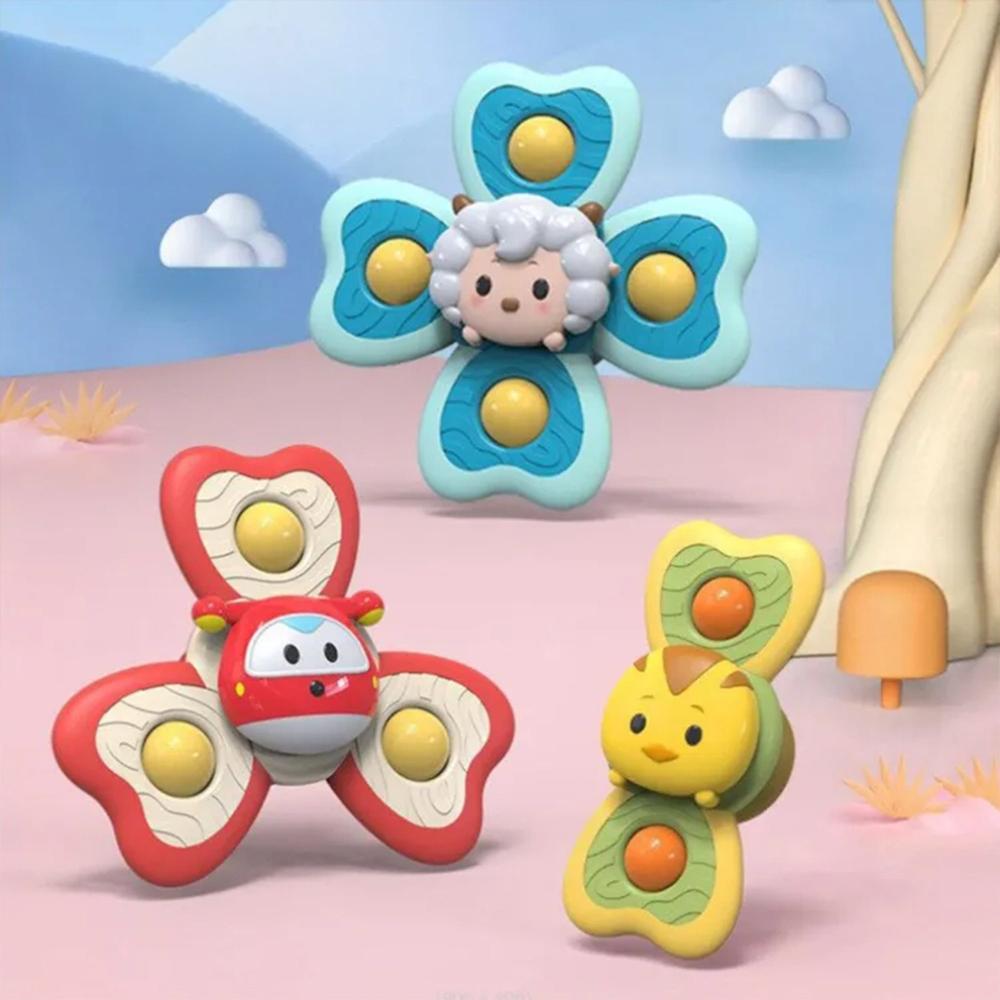 Kidology 3 Farm Animal Spinner Toy