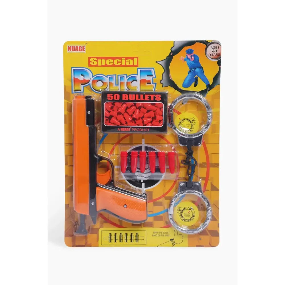 Nuage Special Police Role Playset - Blaster, Handcuffs and Bullets