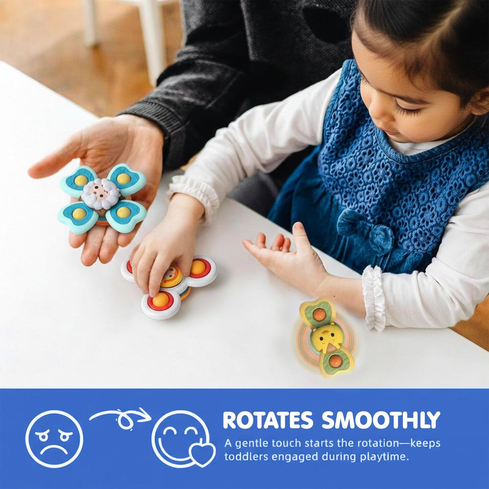 Kidology 3 Farm Animal Spinner Toy
