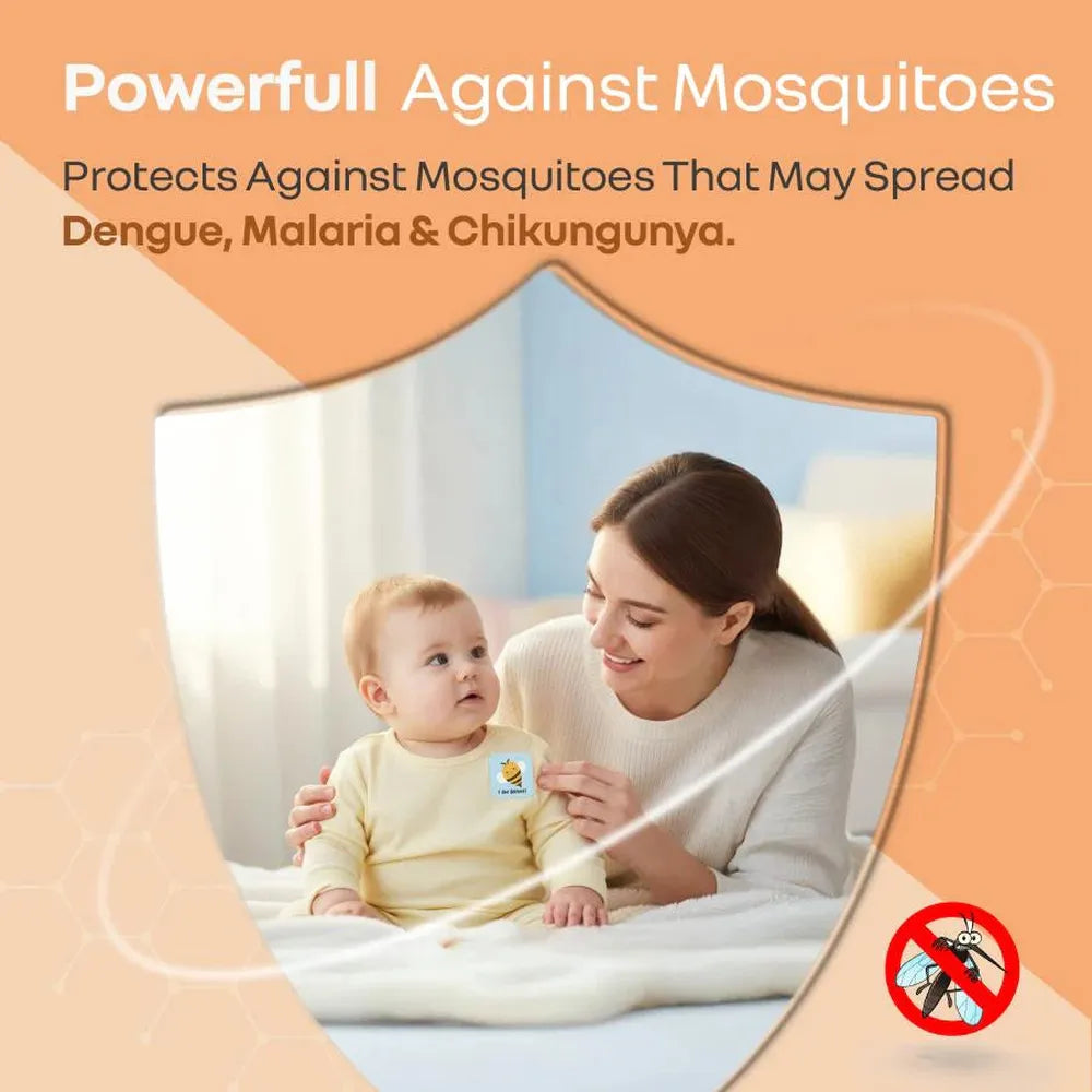 R for Rabbit Mosquito Repellent Patches - Non Toxic & DEET-Free Protection (Pack of 24) | Hygo Care