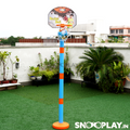 Basketball Set & Dart Game with Adjustable Height (3-10 Years)