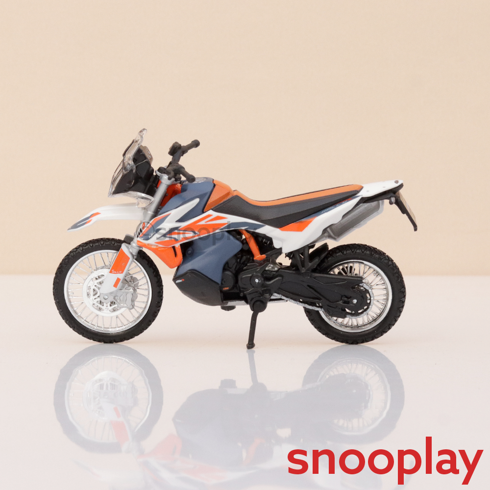 Original KTM 790 Adventure R Rally Licensed Diecast Bike | 1:18 Scale Model (14 Years Till Grown Ups)