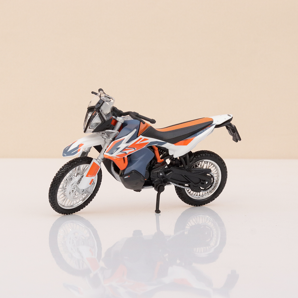 Original KTM 790 Adventure R Rally Licensed Diecast Bike | 1:18 Scale Model (14 Years Till Grown Ups)