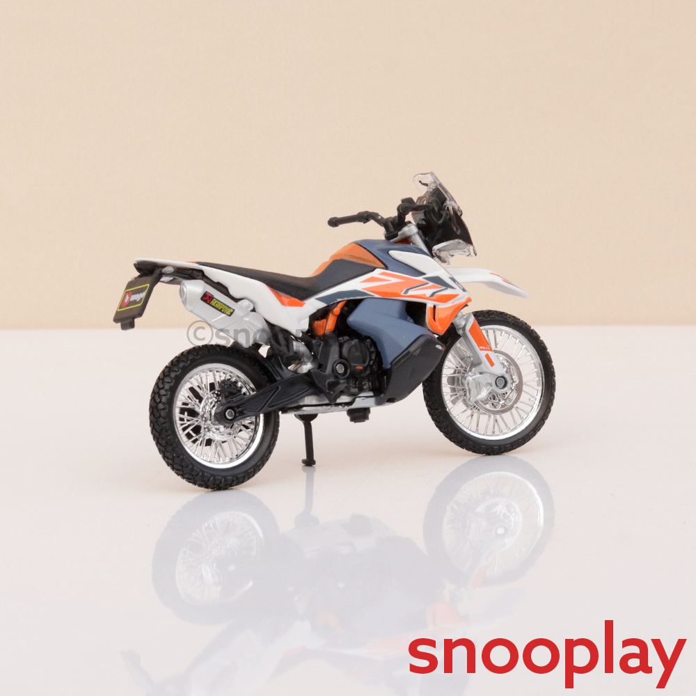 Original KTM 790 Adventure R Rally Licensed Diecast Bike | 1:18 Scale Model (14 Years Till Grown Ups)