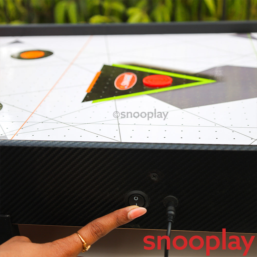 Simarr Air Hockey Jumbo Set with 1 Adaptor, 2 Pucks & Paddles (5 Years Till Grown Ups)