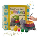 Craftopedia Paint Your Own Turtle Planter | Planter Painting Kit