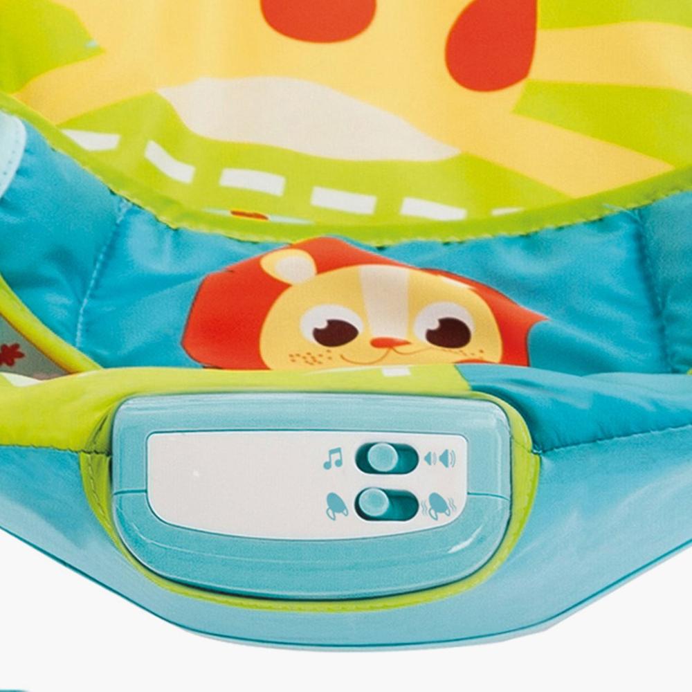 Mastela Music & Soothe Bouncer/Rocker Chair | 3 Position Setting, Melodies & Vibrations & Removable Toy Bar