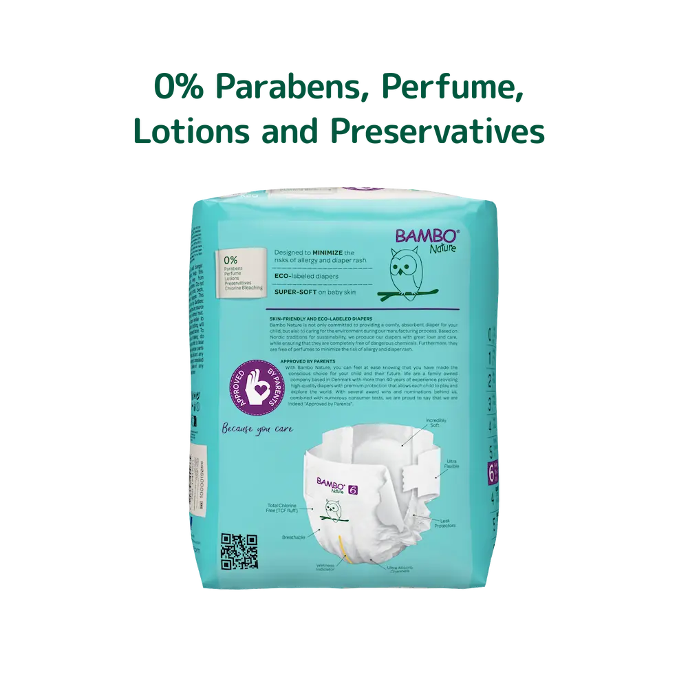 Bambo Nature (6-XXL) Diapers | 20 Diapers | 16+ Kg | 35+ lbs