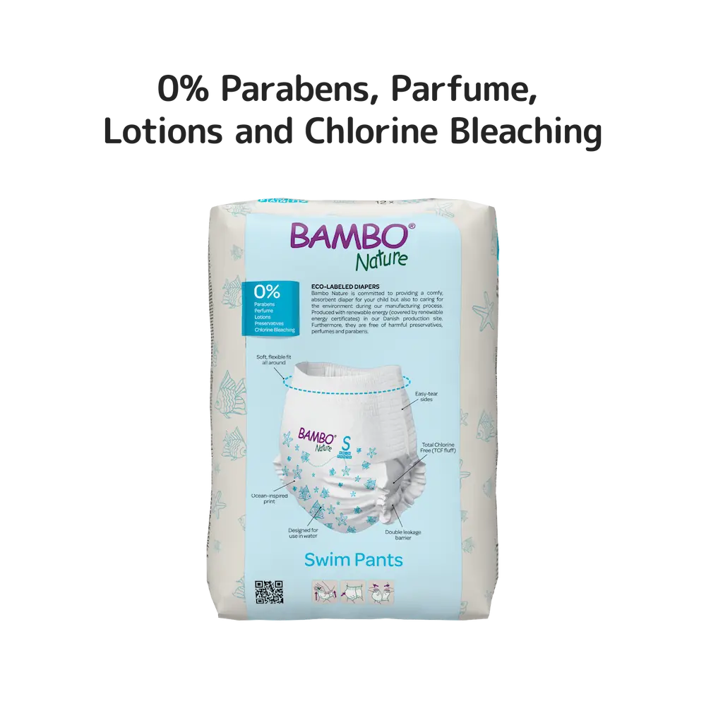Bambo Nature (Small) Swim Pants | 12 Pants | 7-12 Kg | 15-26 lbs