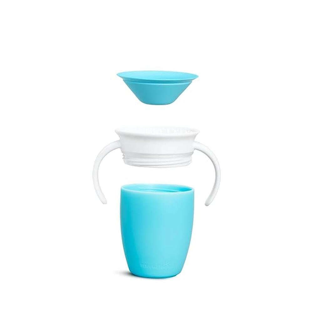 Zikku Leak Proof Transition Magic Sippy Cup for Toddler - Blue