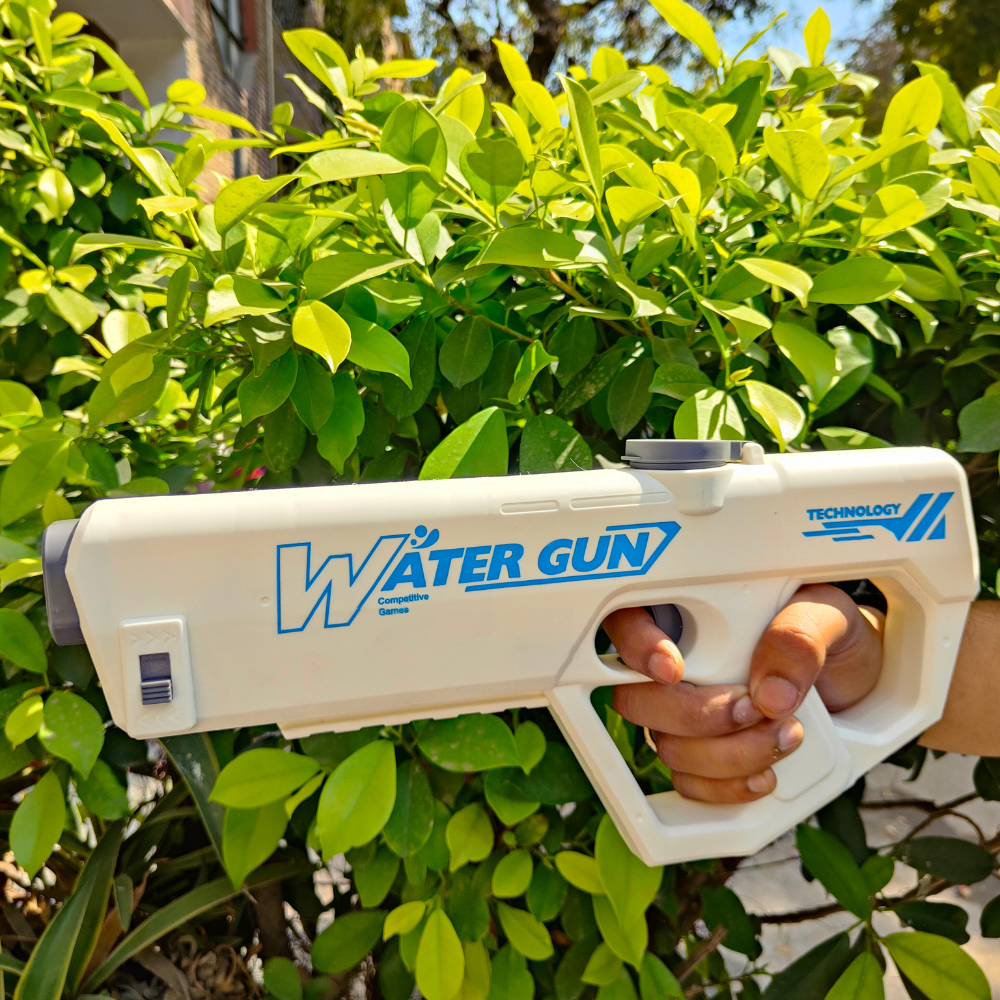 3 Modes Automatic Big Size Holi Pichkari Water Blaster | 8-10m Long Range | Fast USB Charging | Assorted Colors
