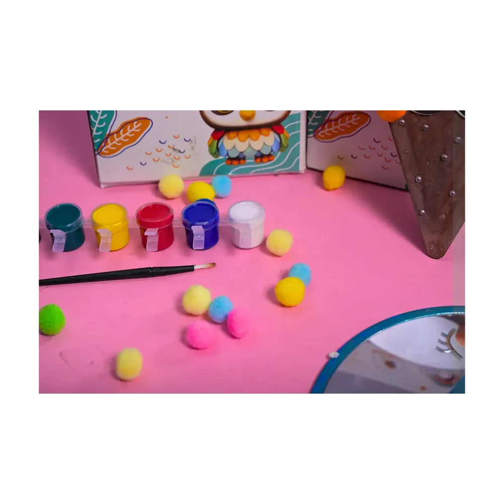 Ilearnngrow Teeny Tiny DIY Mirror Decorating Kit for Kids – Set of 3 Creative Craft Set