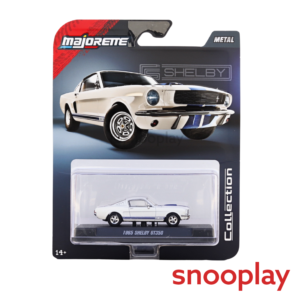 Majorette Original 1965 Shelby GT350 Licensed Diecast Car | 1:64 Scale (7 Years till Grown Ups)