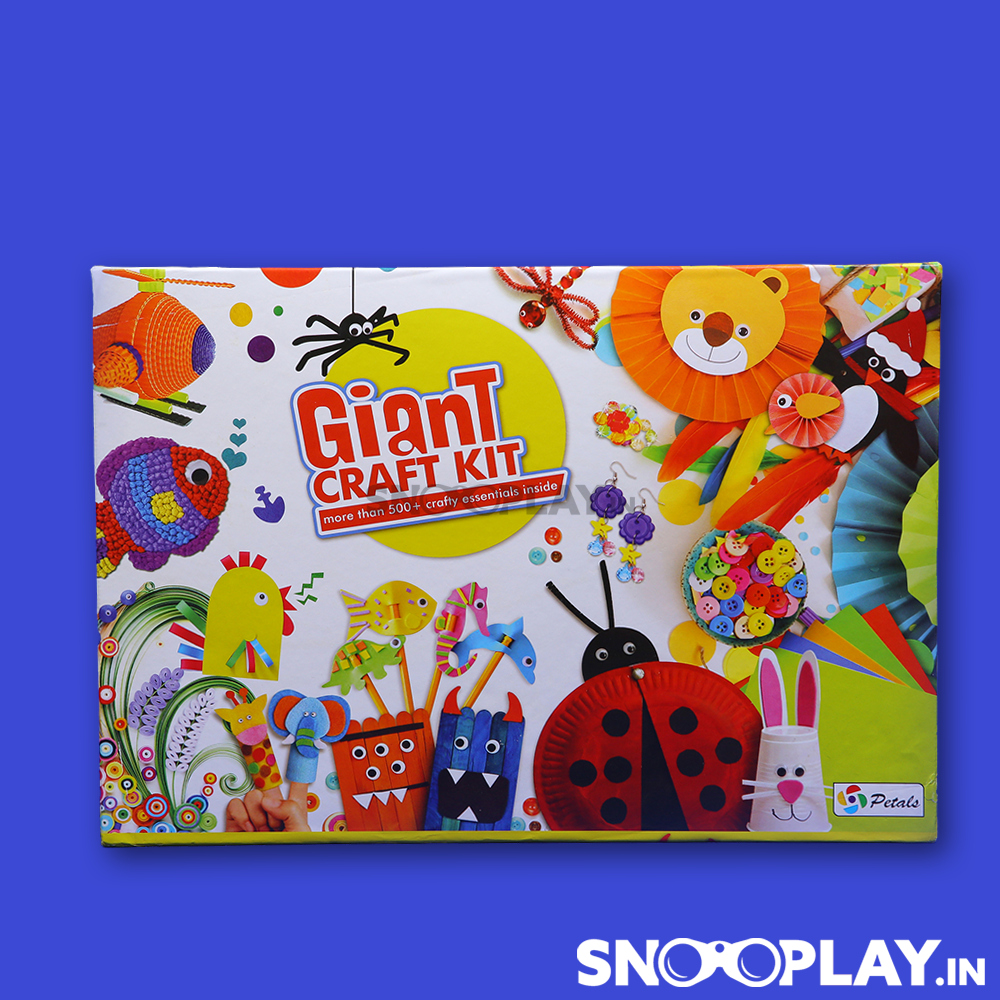 Petals Giant Craft Kit - 500+ Craft Essentials (5-10 Years)