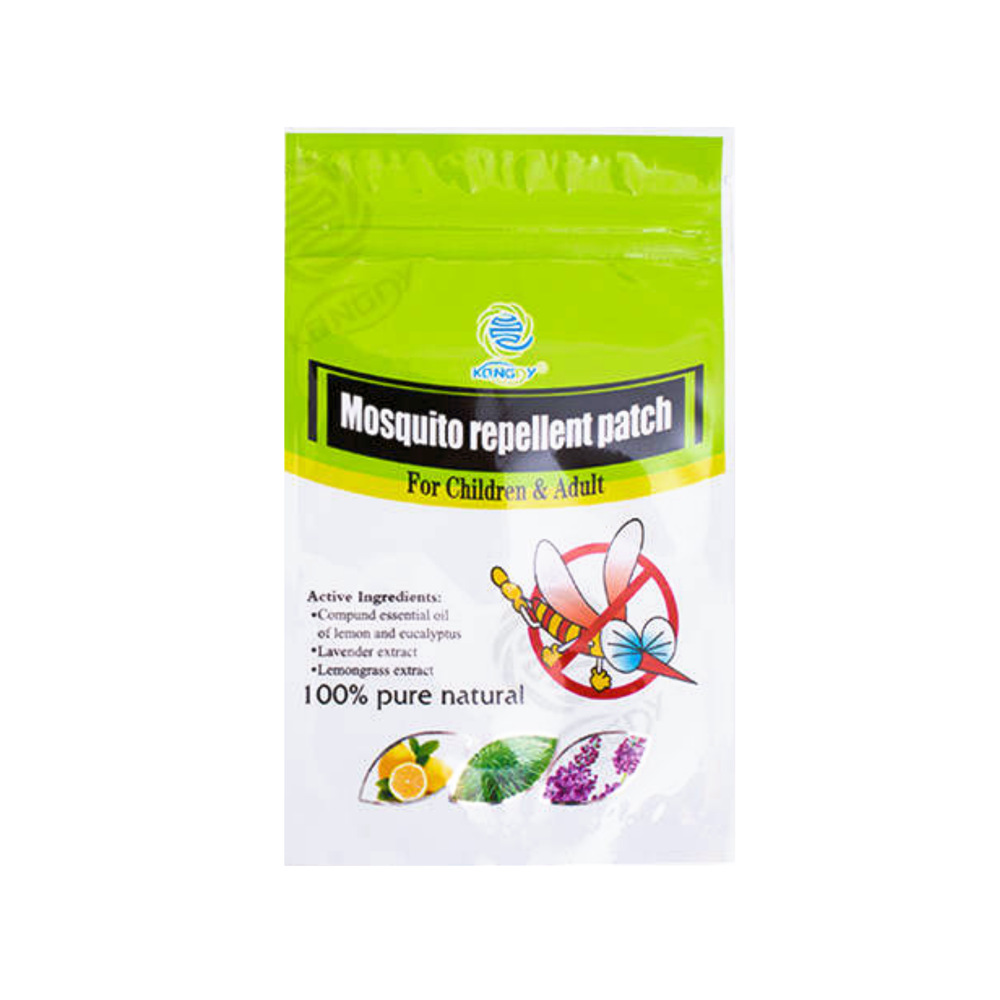 Zikku 100% Natural Mosquito Repellent Patch (Pack of 4) | 72 Hours Per Patch