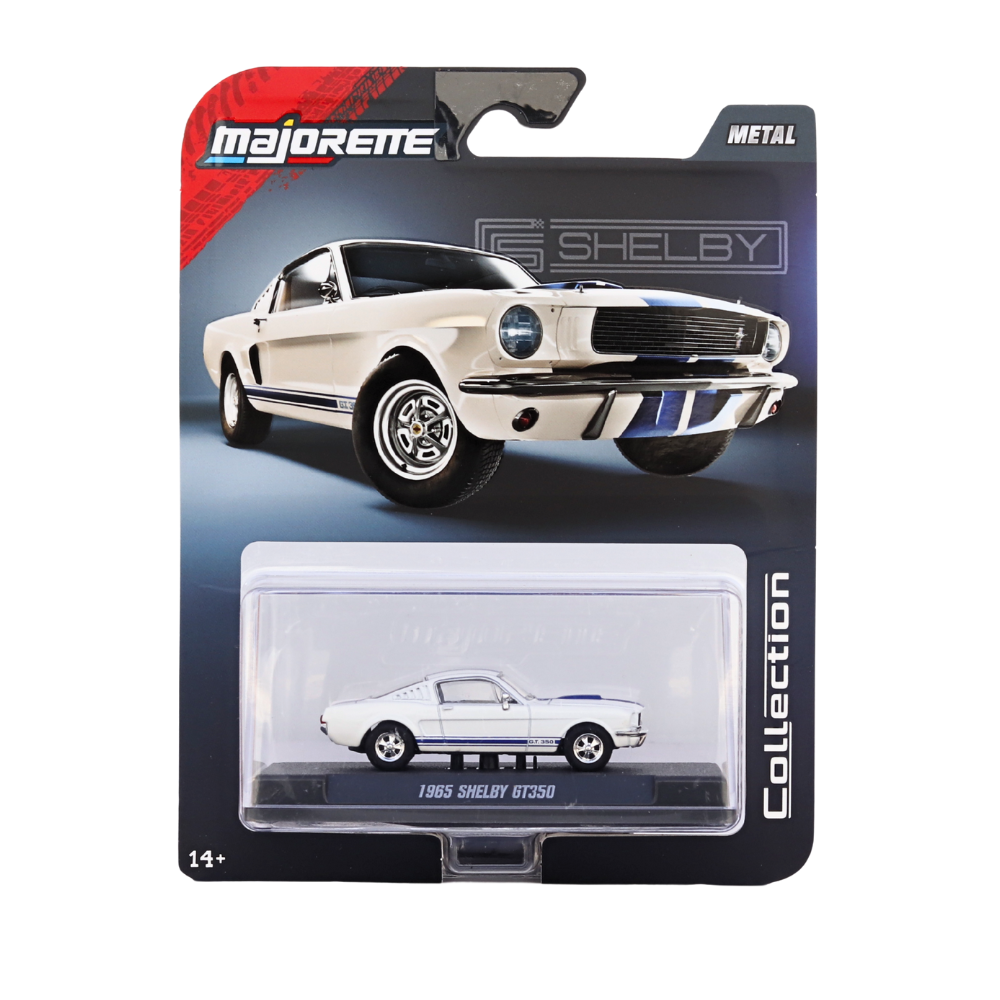 Majorette Original 1965 Shelby GT350 Licensed Diecast Car | 1:64 Scale (7 Years till Grown Ups)