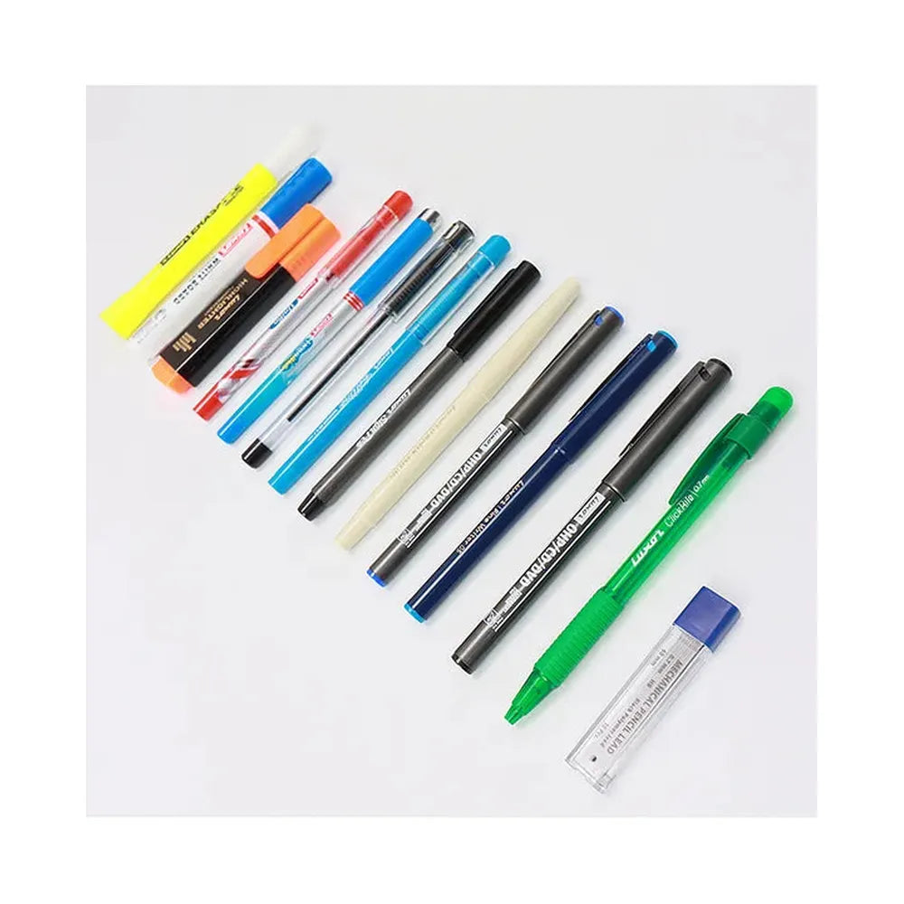 Luxor Assorted Combo Pack - Perfect For Home, Office (Set of 14 Items)