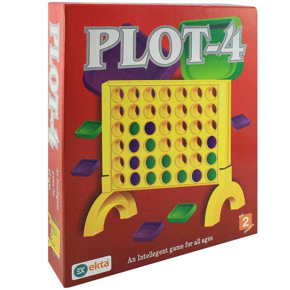 Ekta Plot 4 Board Fun Game - 2 Players (6-12 Years)