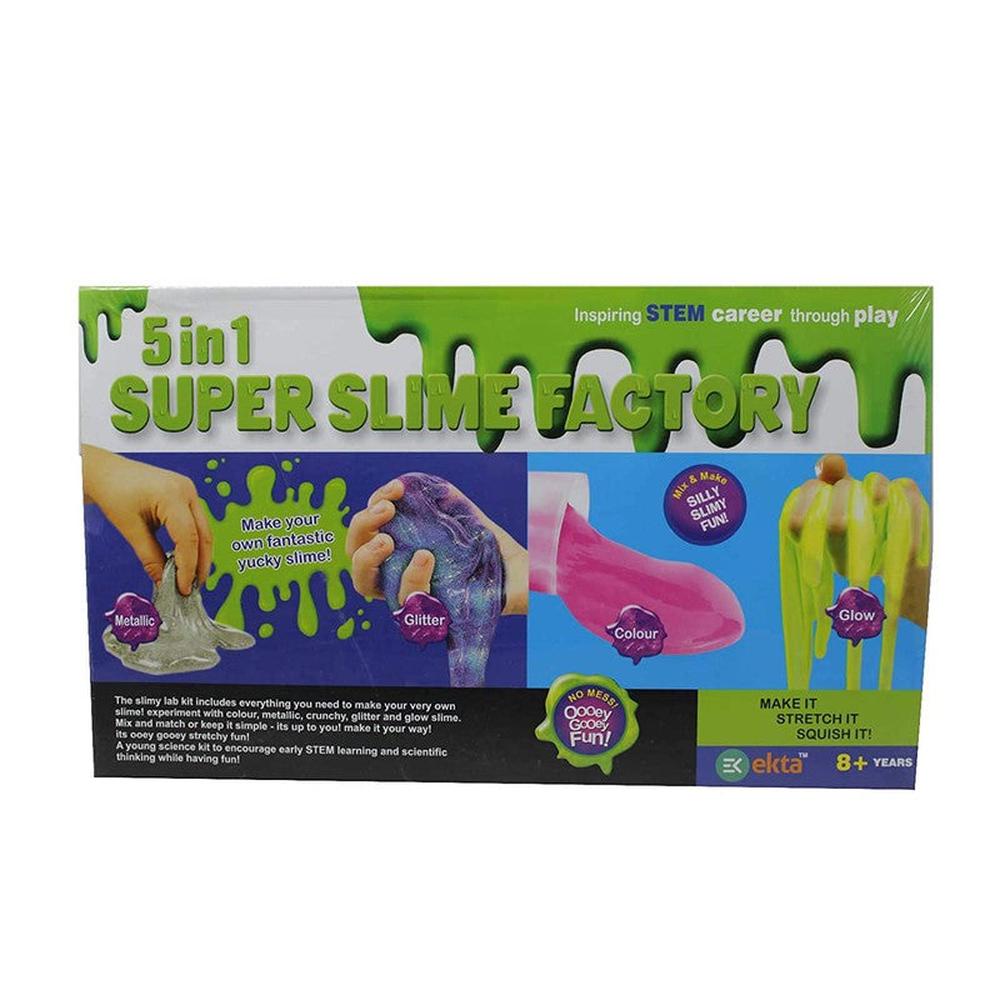Ekta 5 in 1 Super Slime Factory - DIY Slime Activity Kit (8-10 Years)