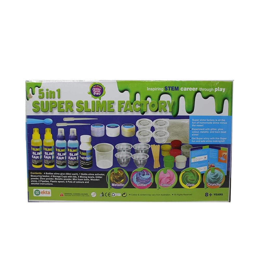 Ekta 5 in 1 Super Slime Factory - DIY Slime Activity Kit (8-10 Years)