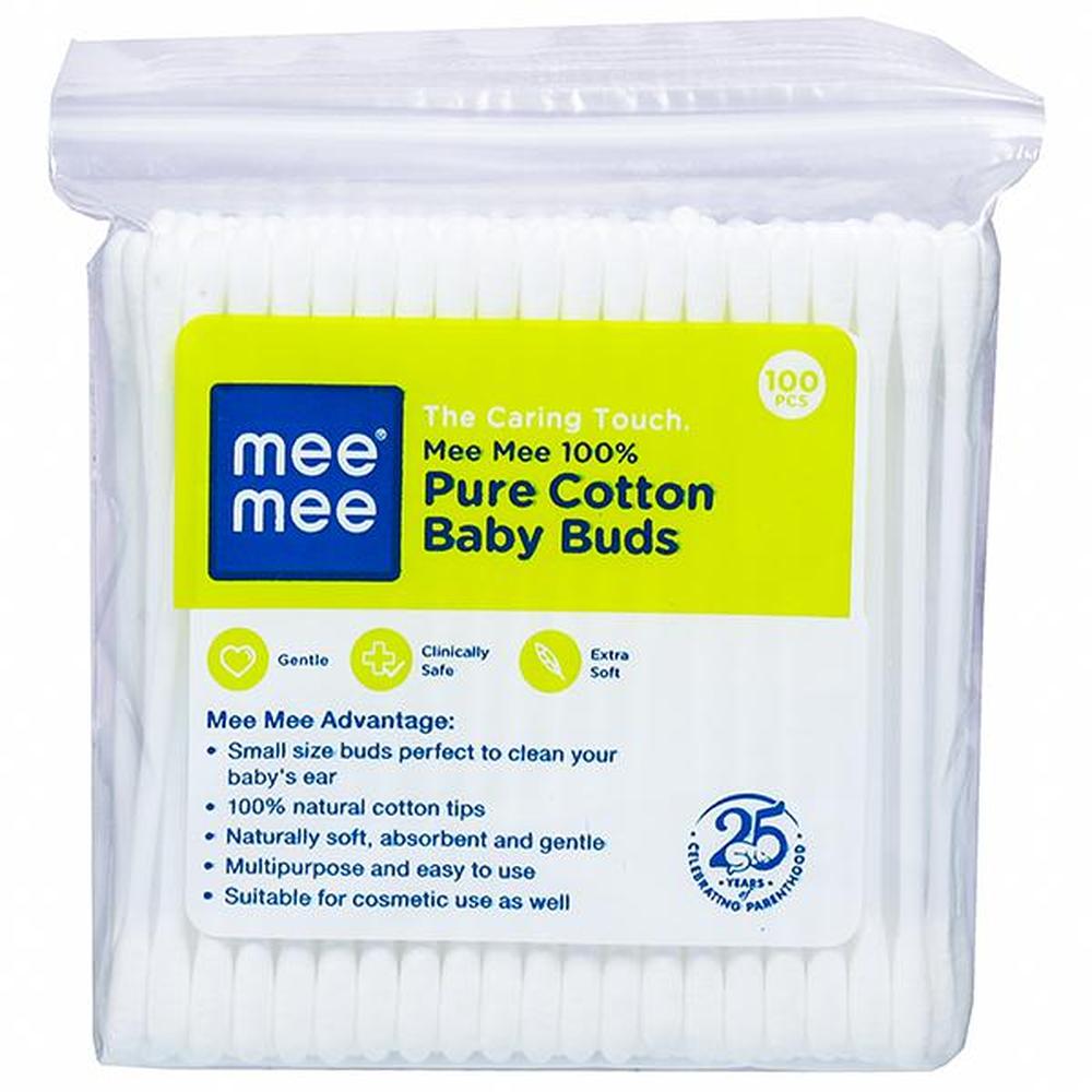 Mee Mee Cotton Ear Buds - 100 Pieces