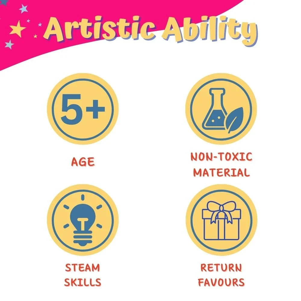 Craftopedia DIY Magical Princess Inflatable art and craft kit (4-8 Years)