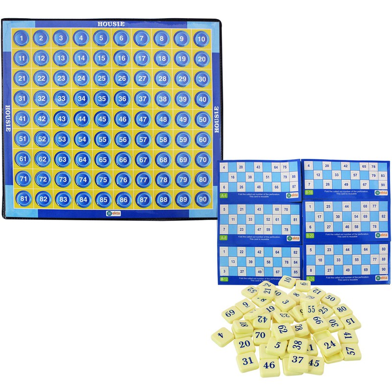 Ekta Housie - Family Board Game (5 Years till Grown Ups)