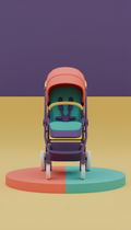 Convertible stroller with flexible seating