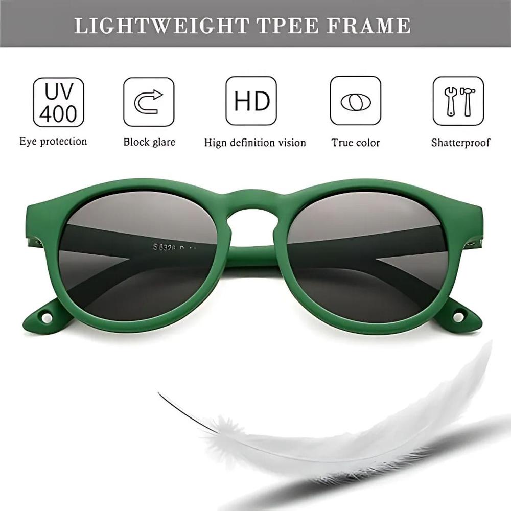 Zikku Grip Fit Polarized Suglasses for Baby/Toddler (0-2.5 Years) - Green
