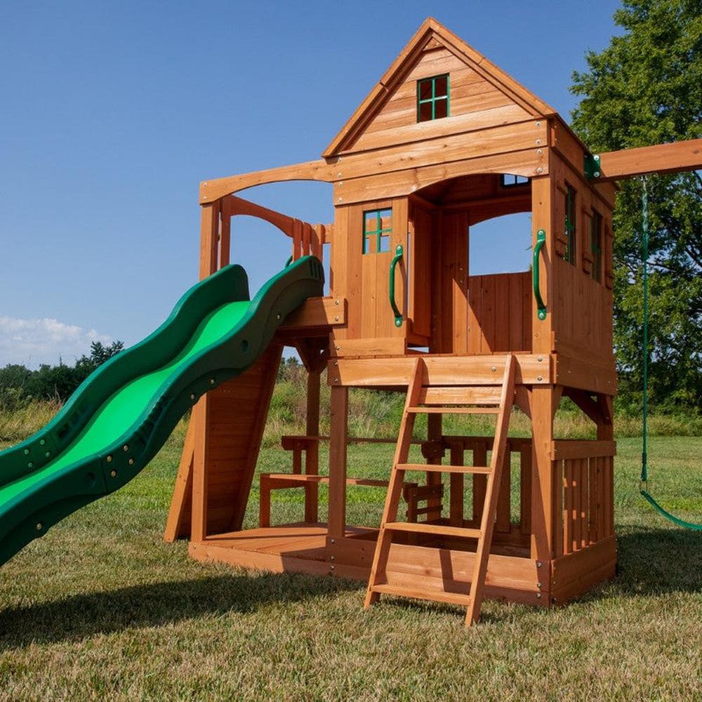 Hill Crest Play Tower with Swings (3-8 Years)