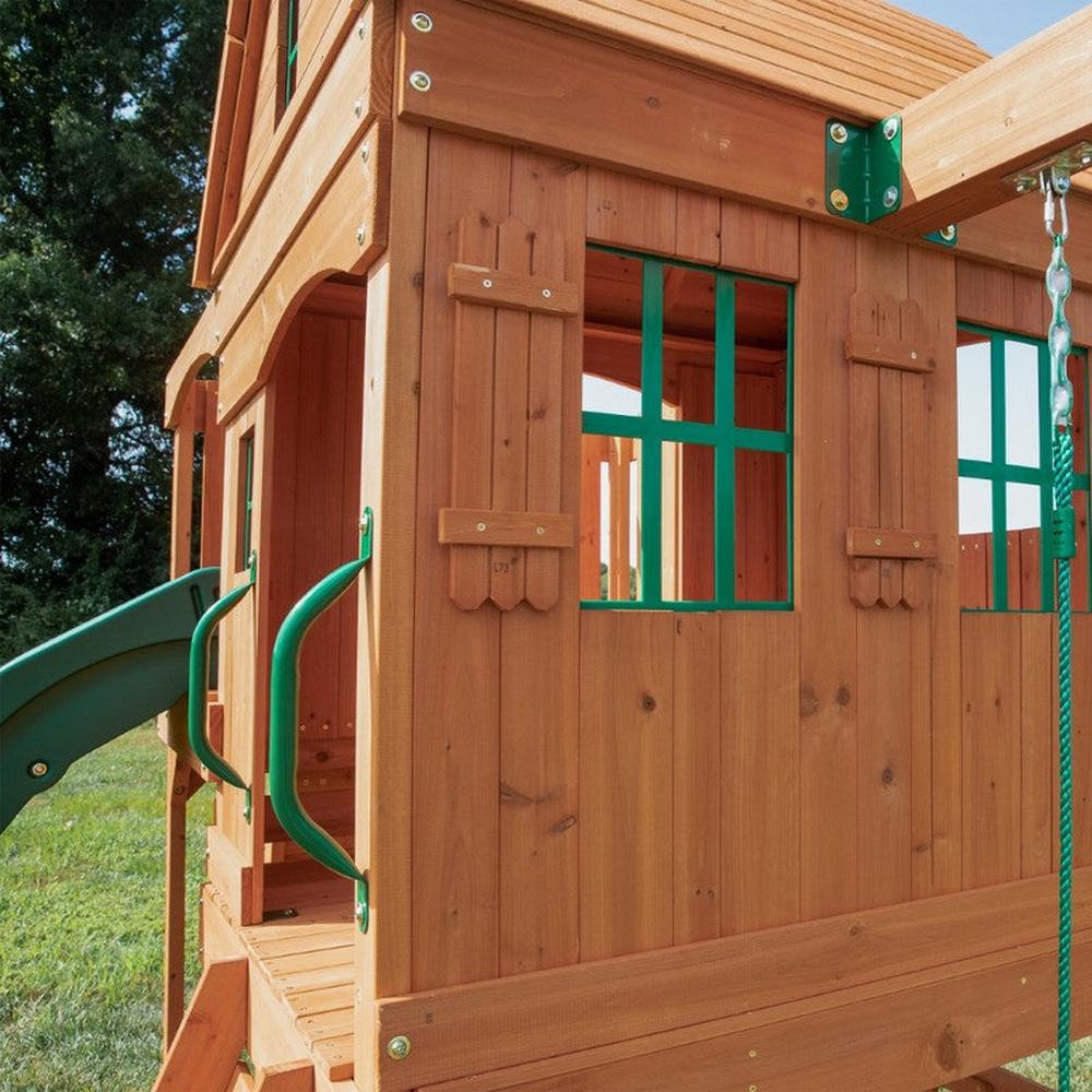 Hill Crest Play Tower with Swings (3-8 Years)