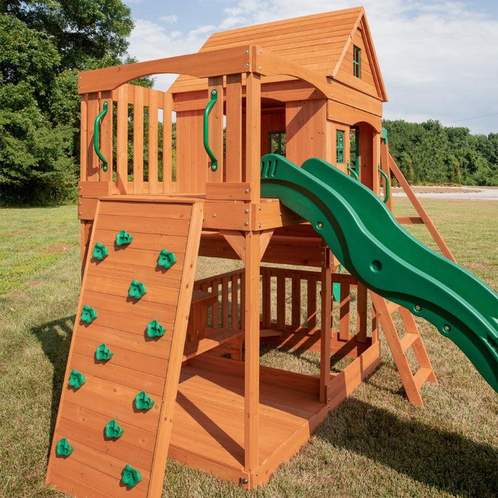 Hill Crest Play Tower with Swings (3-8 Years)
