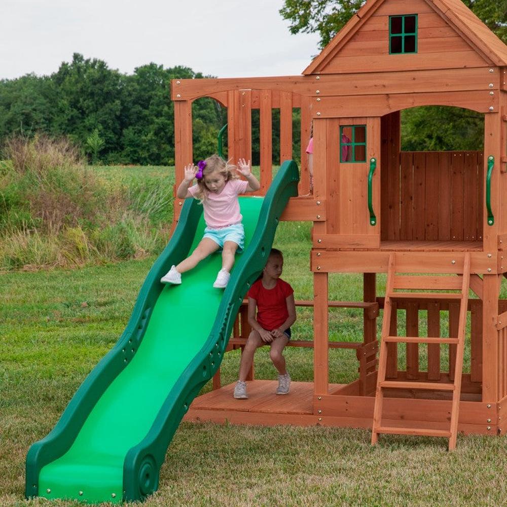 Hill Crest Play Tower with Swings (3-8 Years)
