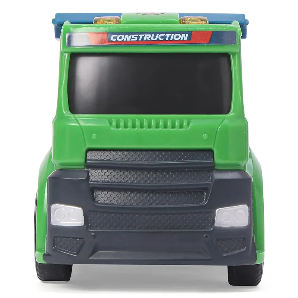 Dickie Toys Dump Truck Bin Lorry Friction Vehicle with Light & Sound (3-6 Years)