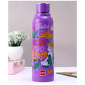 Cello Puro Steel Benz Icon Water Bottle with Disey Tinker Bell Print - 730ml | Violet
