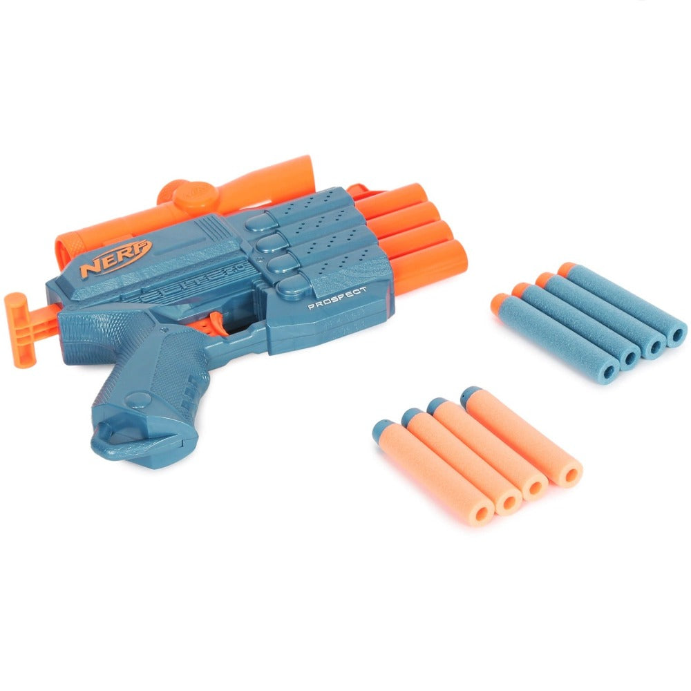 Original Nerf Elite 2.0 Prospect QS4 Dart Blaster with 8 Darts (8-12 Years)