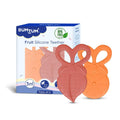 Bumtum Pack of 2 Soft Silicone Baby Teether (Fruit Shape)