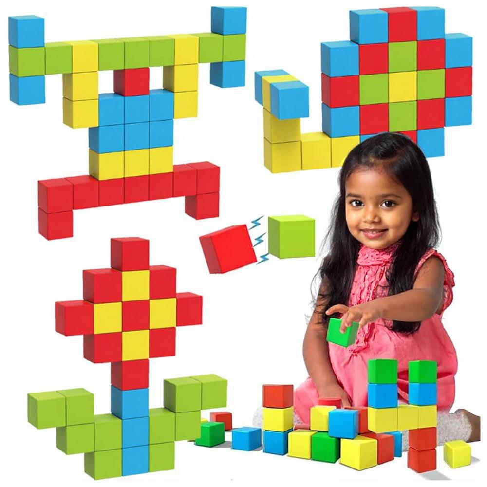 Kidology Magnetic Building Blocks Set - 32 Pieces
