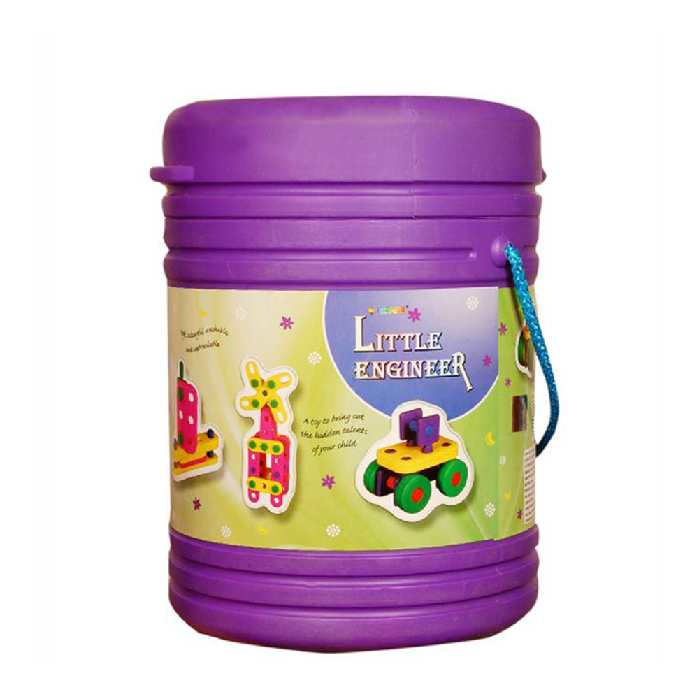 Girnar Little Engineer Building Blocks Bucket (2-6 Years)