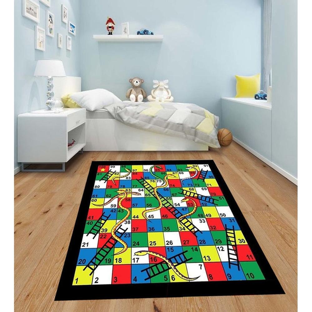 Muren 4x4 Feet Foldable Snake & Ladder Floor Mat (4 Years till Grown Ups)