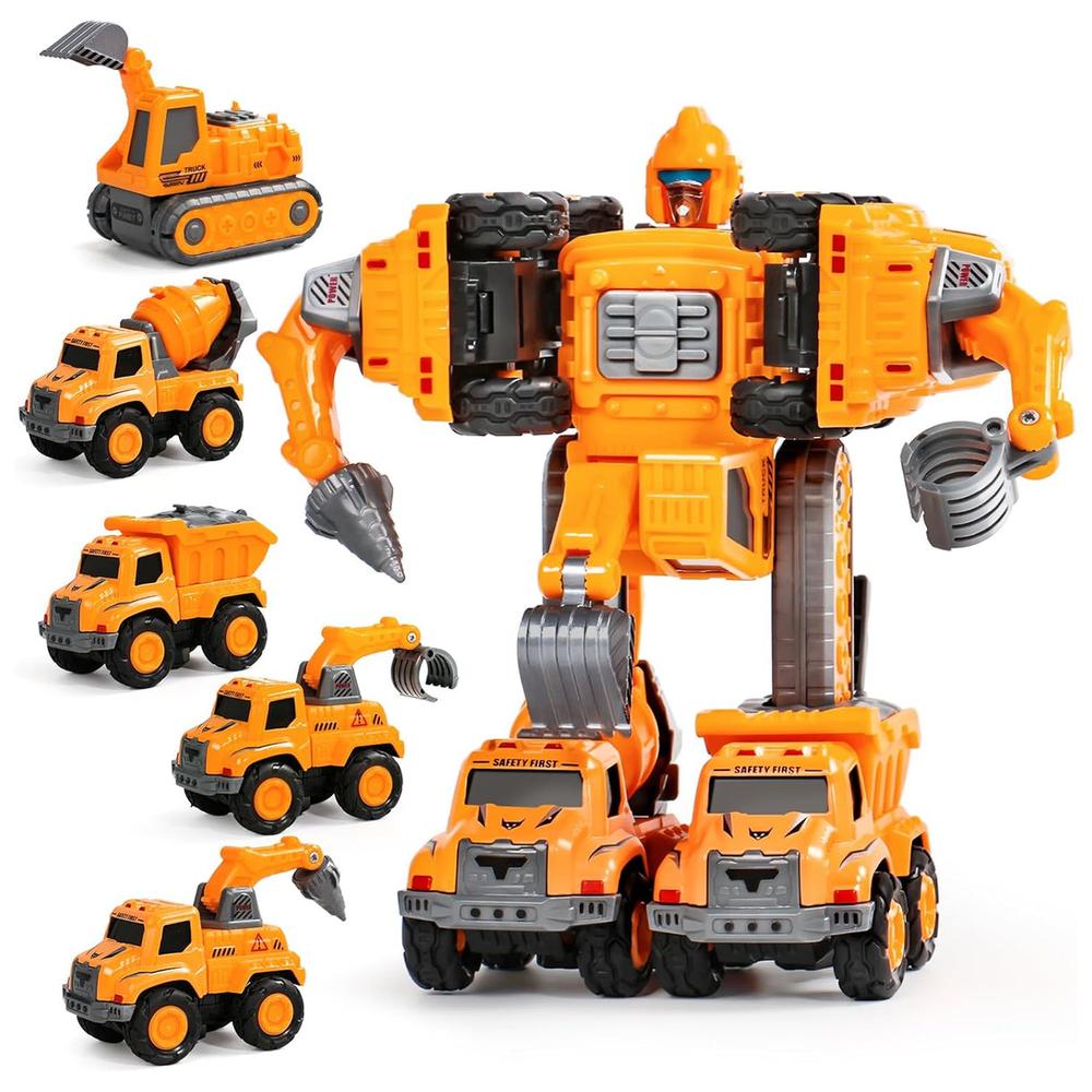 Kidology 5-in-1 Robot Transformer Toy Set