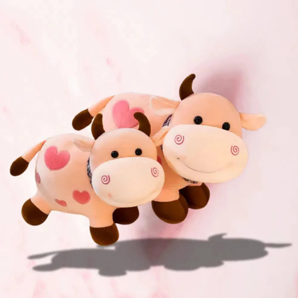 CuddleNest Cow Soft Toy - 25cm