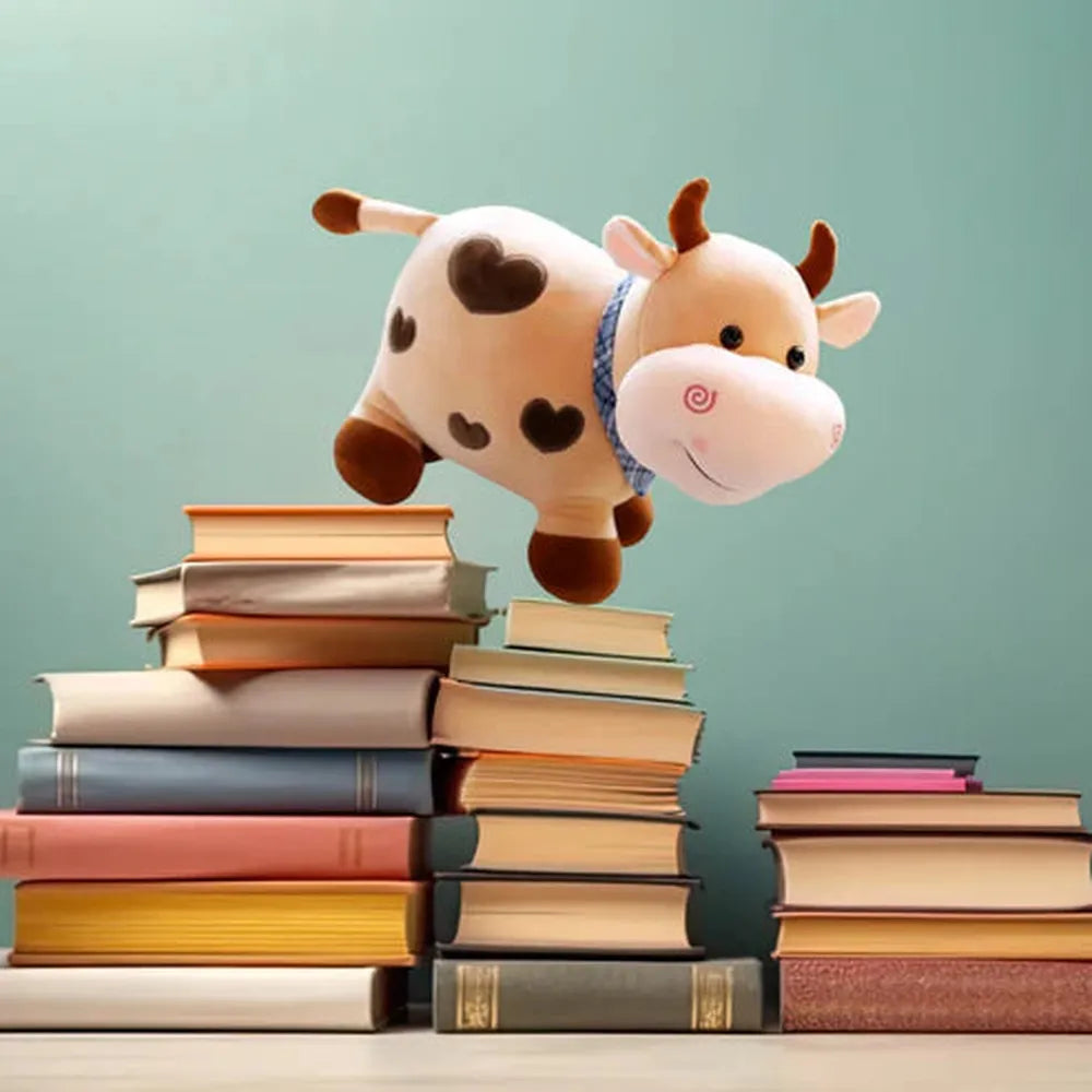 CuddleNest Cow Soft Toy - 25cm