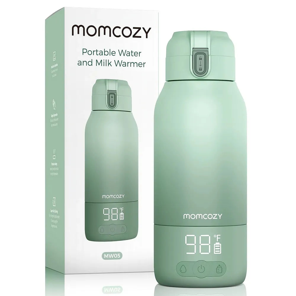 Momcozy Sterilizers & Warmer Portable Breast Milk & Water Warmer | Green