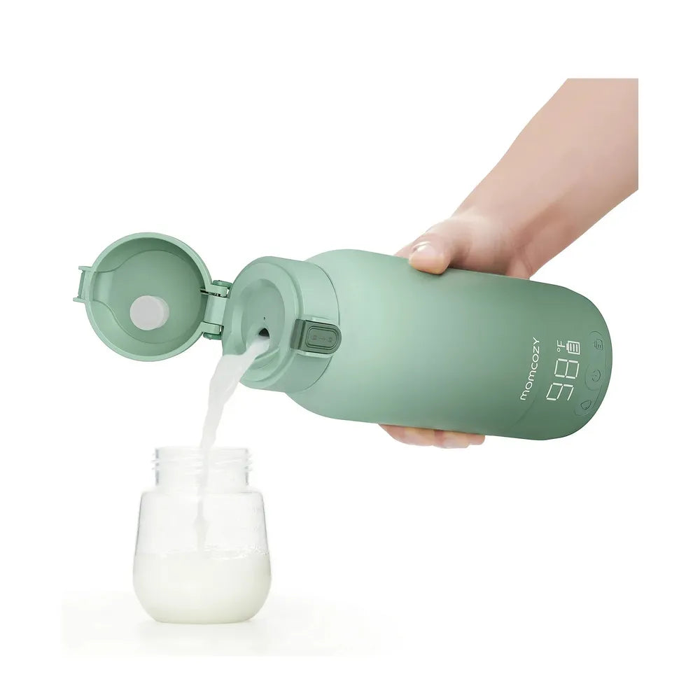 Momcozy Sterilizers & Warmer Portable Breast Milk & Water Warmer | Green
