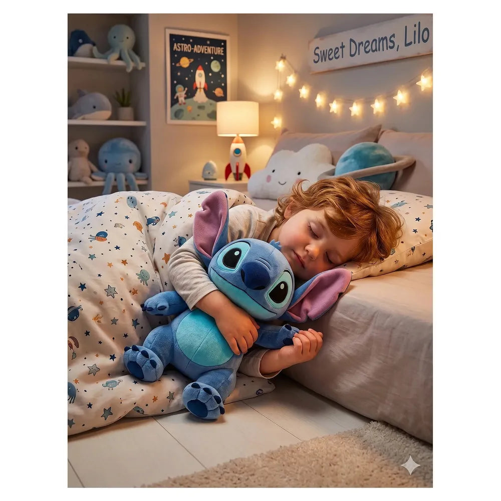 Disney 33cm Stitch Plush Soft Toy - Light Blue